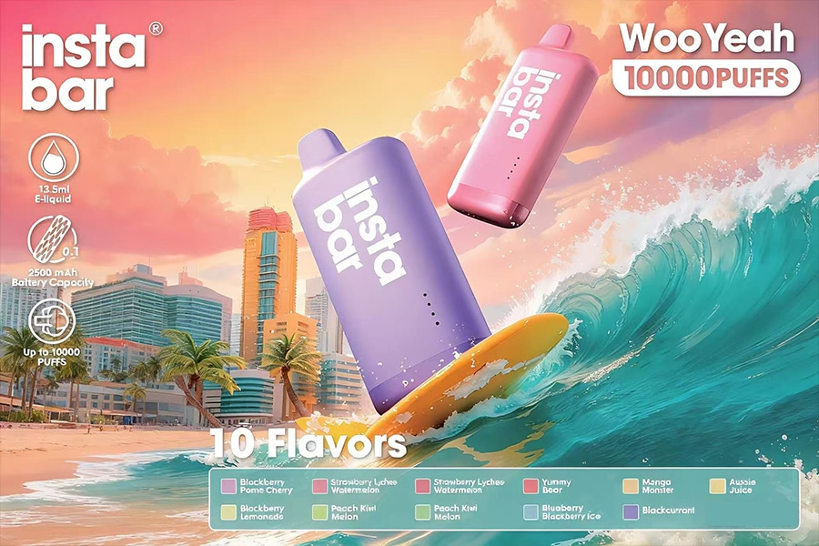 instabar WooYeah 10000PUFFS